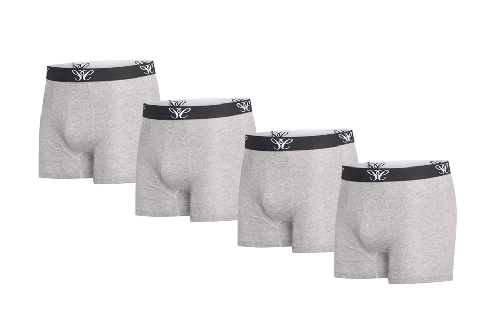 4 boxers de la marque Cappuccino en cotton