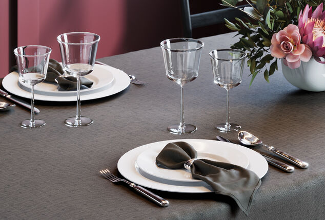 Nappe et serviettes de fête