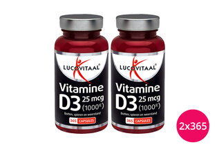 Lucovitaal vitamine D3 - 2 x 365 tabletten