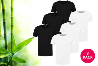 3 weiche Bambus T-Shirts