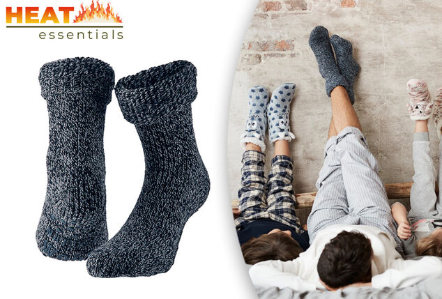Chaussettes d'intérieur antidérapantes en laine