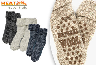 Chaussettes d'intérieur antidérapantes en laine — 13