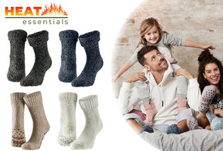 Chaussettes d'intérieur antidérapantes en laine — 2