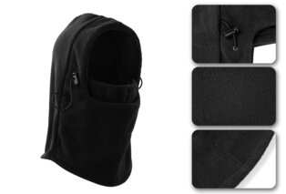 Warme fleece sjaal-muts — 3