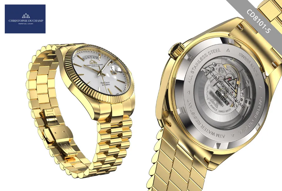 Montre sign&eacute;e de la marque Christophe Duchamp
