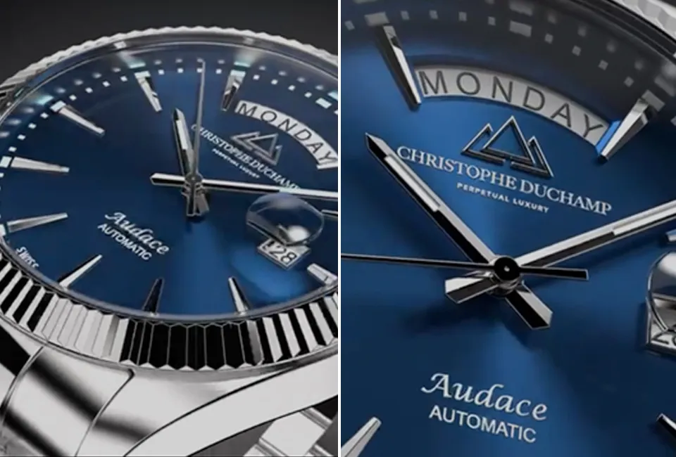 Montre sign&eacute;e de la marque Christophe Duchamp