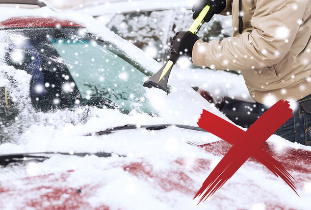 1 Stück Auto-windschutzscheiben-schneedecke, Winter-frostschutz