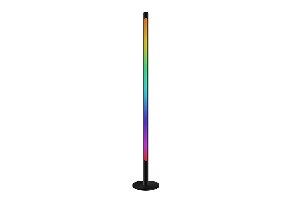 Trendy vloerlamp met talloze kleureneffecten