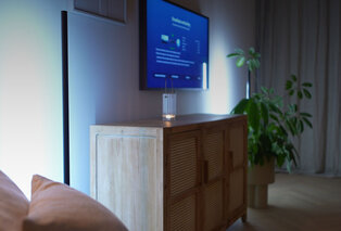Trendy vloerlamp met talloze kleureneffecten — 6