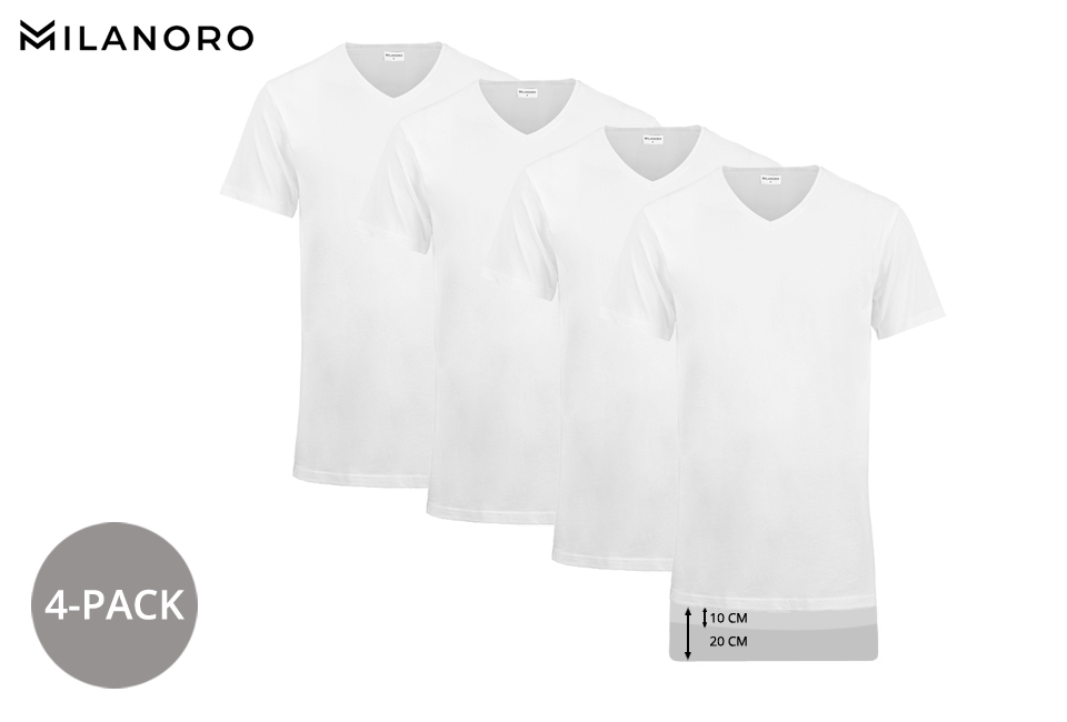 4 extra lange T-Shirts