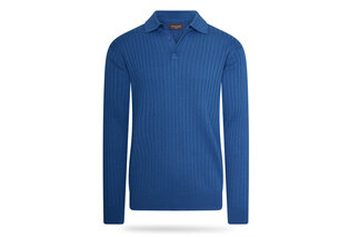 Elegancka dzianinowa koszulka polo z długim rękawem — 4