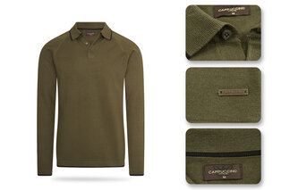 Elegancka dzianinowa koszulka polo z długim rękawem — 14