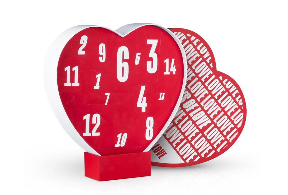 Valentinstag-Kalender