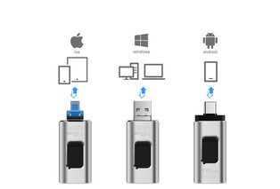 4-in-1 USB-stick voor smartphone, tablet en laptop — 6