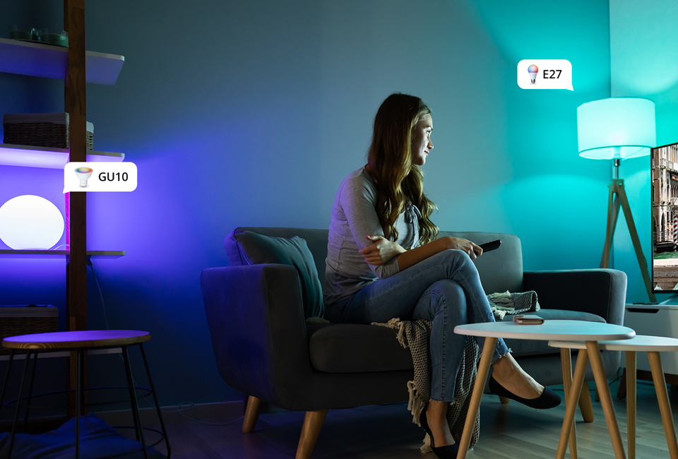 Éclairage intelligent économe en énergie