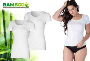 2 T-shirts doux en bambou pour femme — 2
