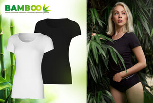 2 T-shirts doux en bambou pour femme — 4