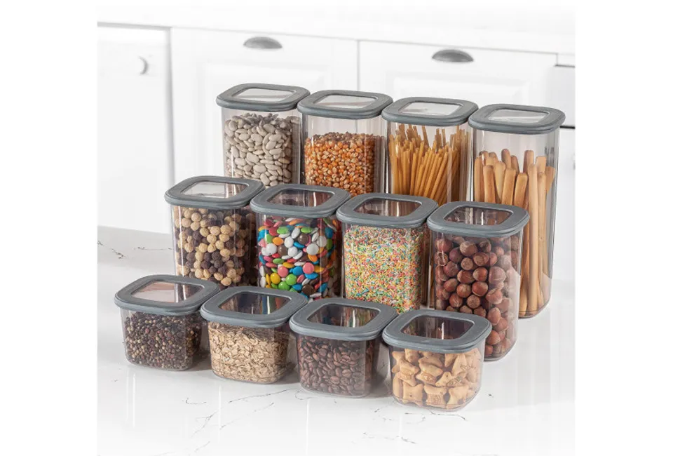 Set of storage boxes