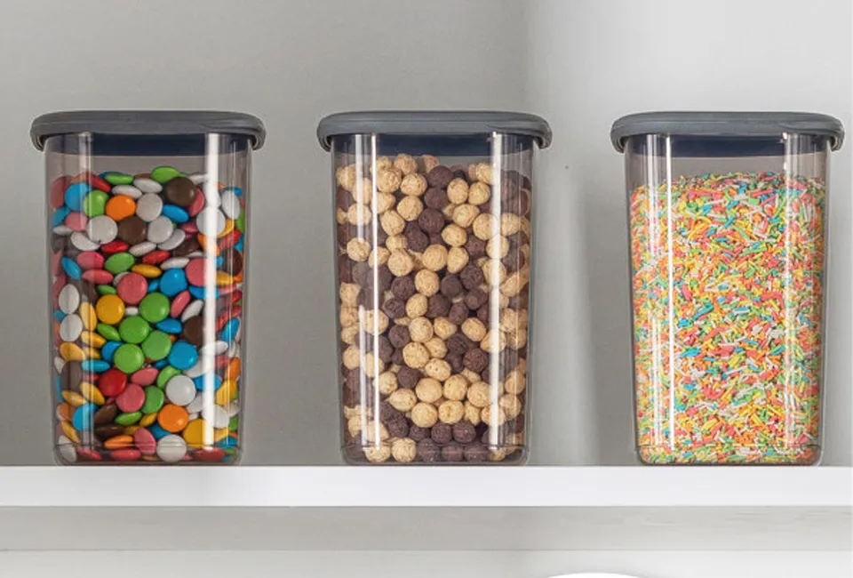 Set of storage boxes