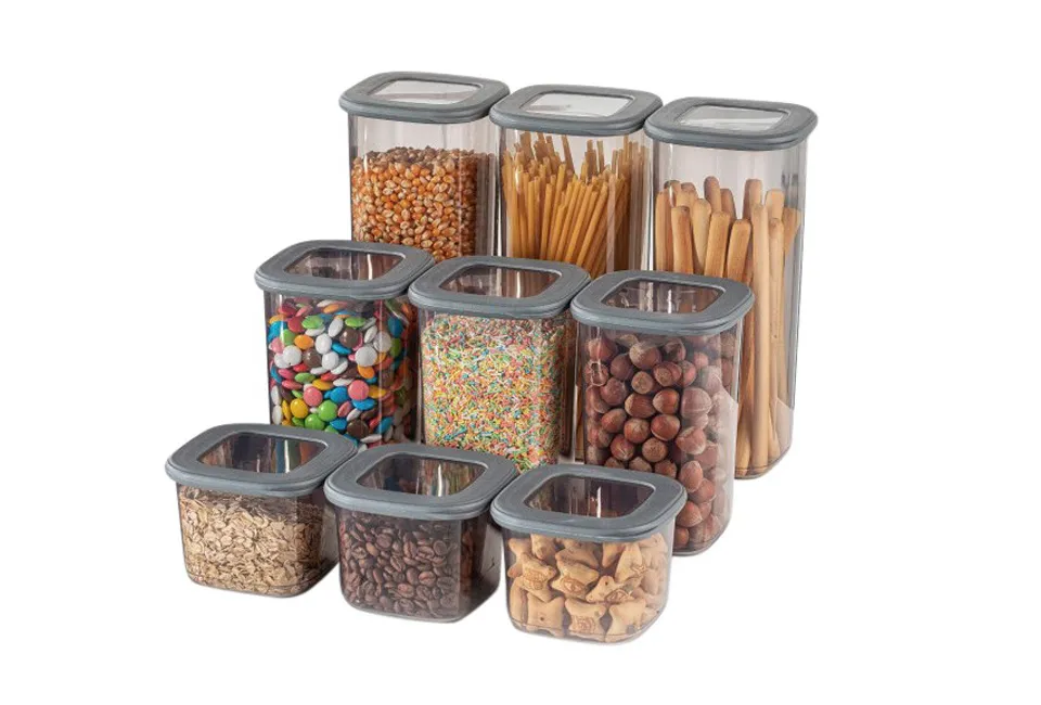 Set of storage boxes