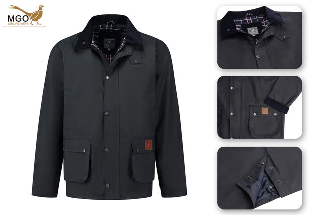 Elegante chaqueta acolchada