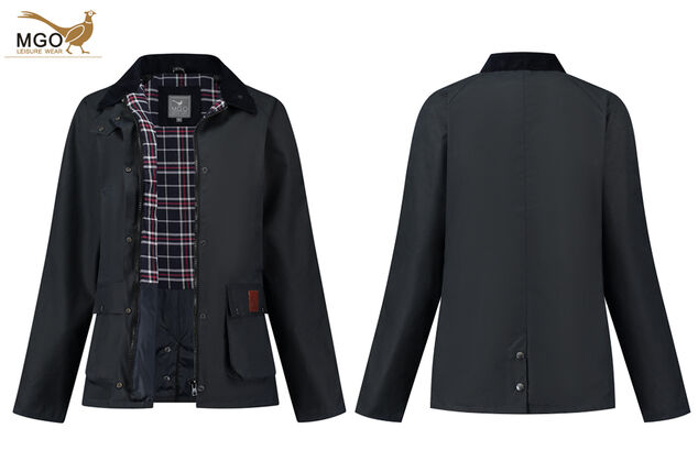 Elegante chaqueta acolchada