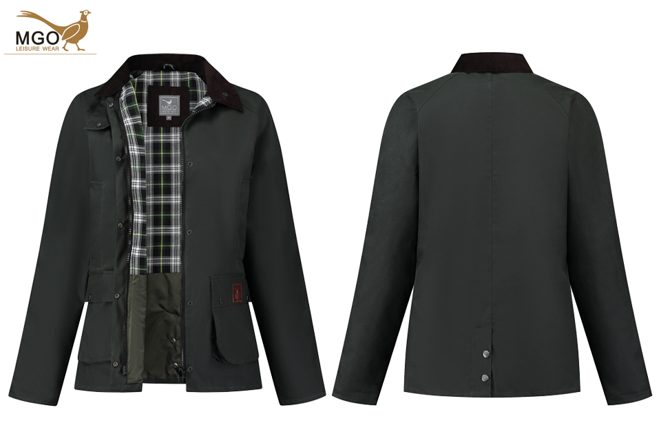 Elegante chaqueta acolchada