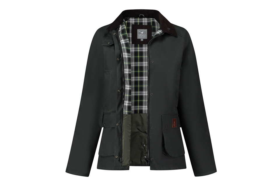 Elegante chaqueta acolchada