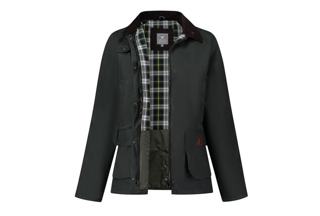 Elegante chaqueta acolchada
