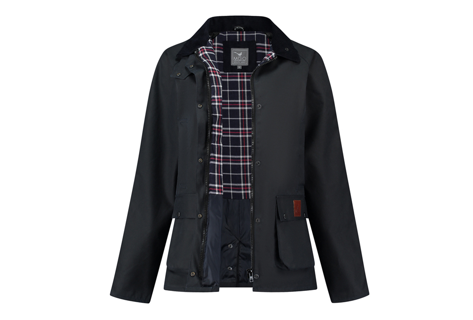Elegante chaqueta acolchada