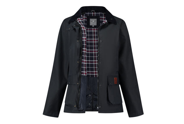 Elegante chaqueta acolchada
