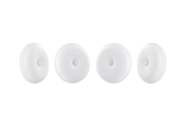 Set di 4 faretti a LED senza fili con sensore di movimento