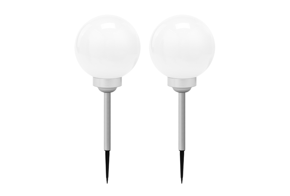 Set van 2 solar lichtbollen