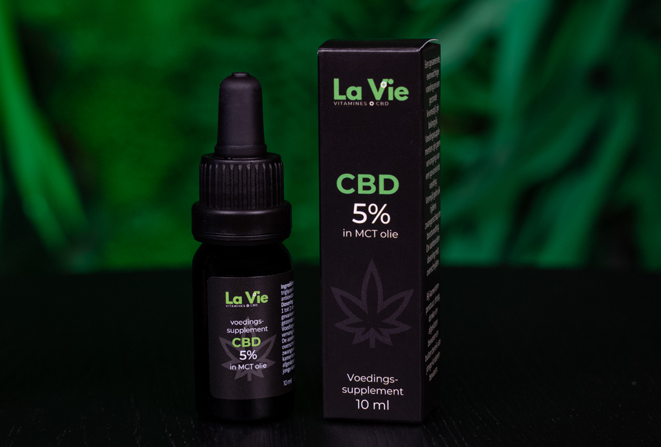 CBD-olie voor stress- en pijnvermindering: 5%, 10% of 20%