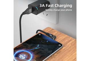 Câble de charge magnétique rotatif pour tout type de smartphone — 3