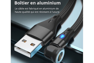 Câble de charge magnétique rotatif pour tout type de smartphone — 2