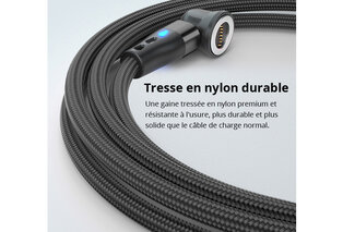 Câble de charge magnétique rotatif pour tout type de smartphone — 4