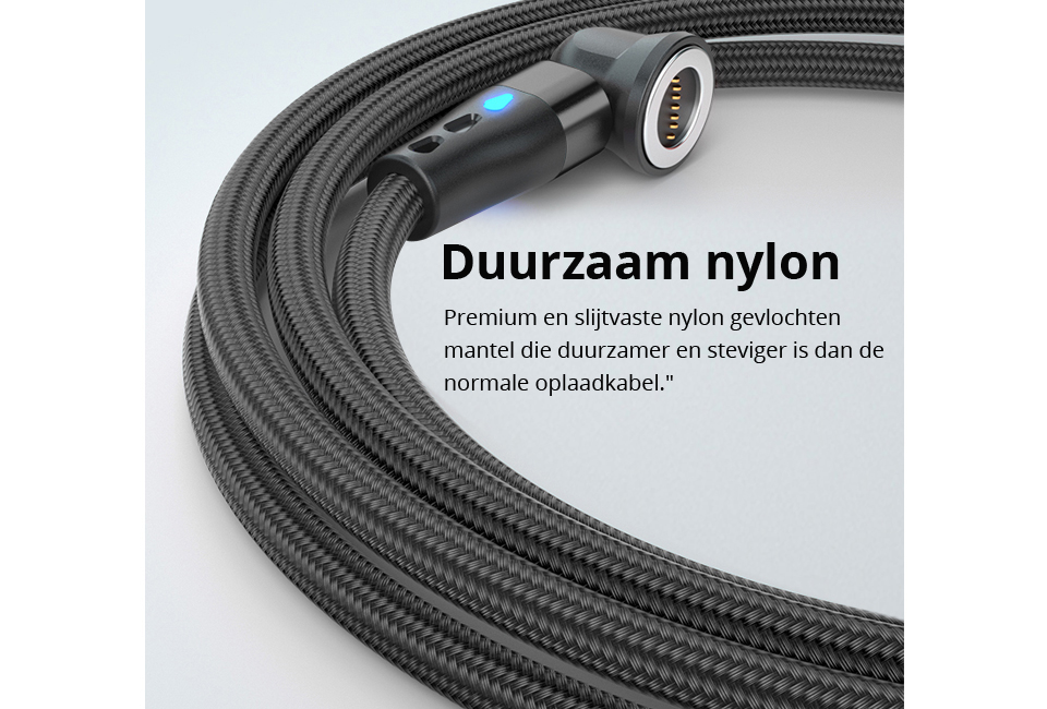 Magnetische roterende oplaadkabel voor elk type smartphone