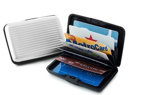 Porte-carte bancaire avec protection RFID pour 6 cartes maximum