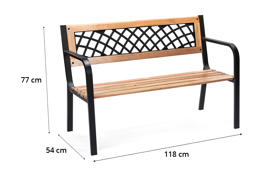 Banc de jardin en bois