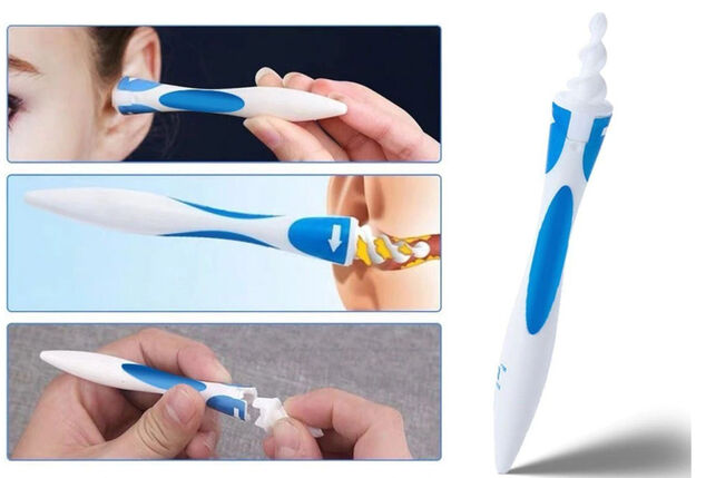 Cure-oreille avec embouts et boîte de rangement supplémentaires