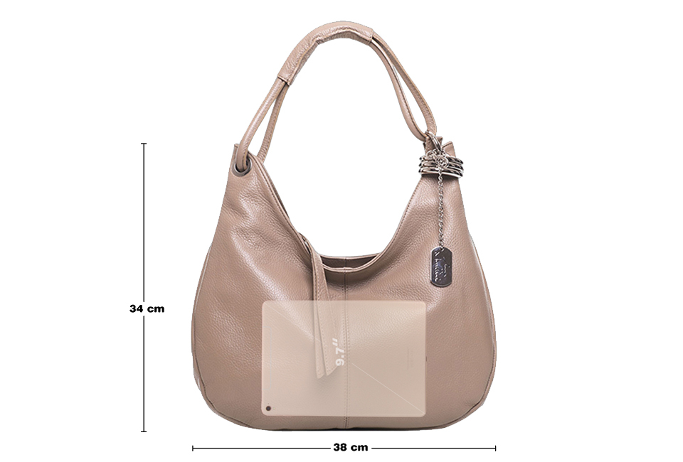 Stylish leather handbag