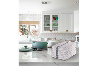 Set of 12 luxury Egyptian cotton kitchen towels — 3