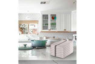 Set of 12 luxury Egyptian cotton kitchen towels — 5