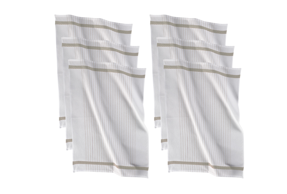 Set of 12 luxury Egyptian cotton kitchen towels