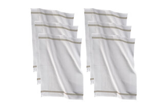 Set of 12 luxury Egyptian cotton kitchen towels — 6
