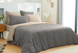 Parure de lit 6 pièces avec drap-housse gratuit