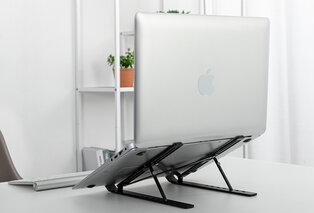 Support pliable pour ordinateur portable, pour une meilleure posture — 2