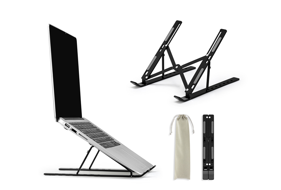 Support pliable pour ordinateur portable, pour une meilleure posture