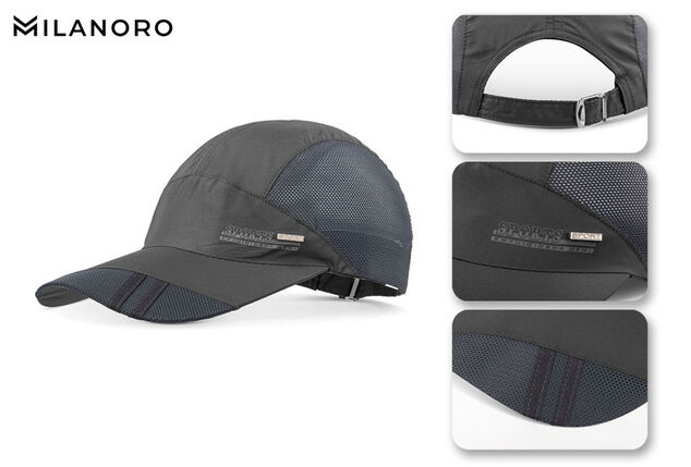Gorra deportiva transpirable